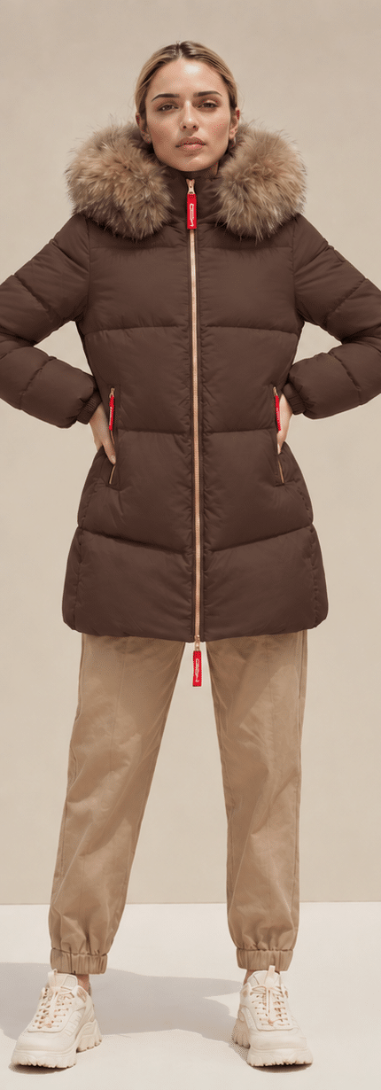 El Plumífero Alaska es una prenda cálida y versátil, perfecta para afrontar los días más fríos de otoño e invierno. Su color marrón mate aporta un acabado elegante y fácil de combinar. Además, está confeccionado en plumón, por lo que resulta una opción ideal para mantener una agradable sensación de abrigo durante la temporada.