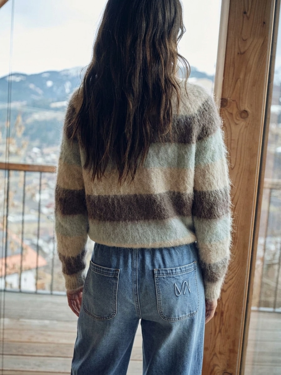 El Jersey crema es una prenda delicada y versátil, perfecta para aportar un toque de color a tus looks de otoño e invierno. Confeccionado en punto, presenta un corte relajado que favorece una silueta cómoda y desenfadada. Además, su cuello redondo clásico añade un aire femenino y sencillo al diseño.